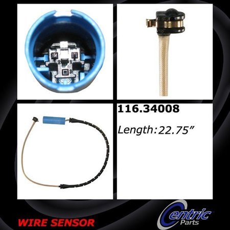 CENTRIC PARTS Brake Pad Sensor Wires, 116.34008 116.34008